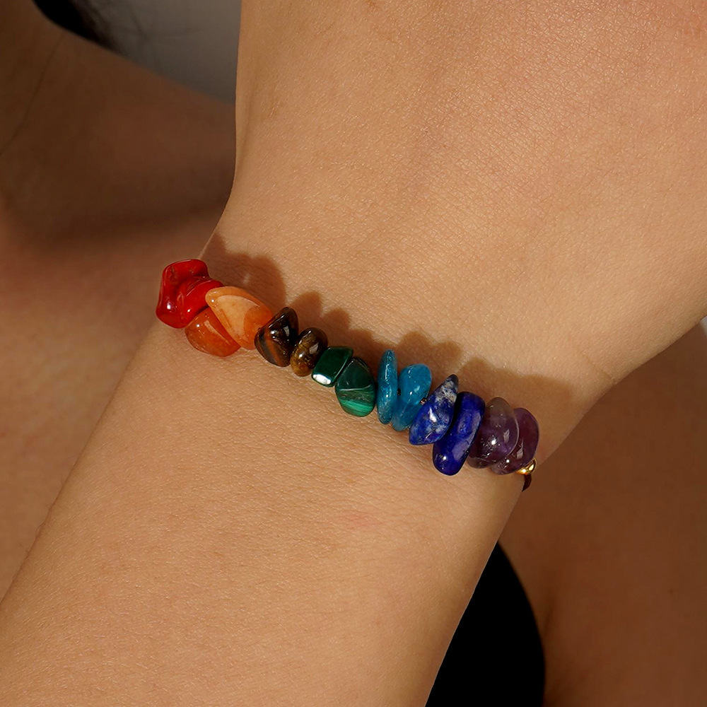 Bohemian Style Natural Stone Woven Bracelet